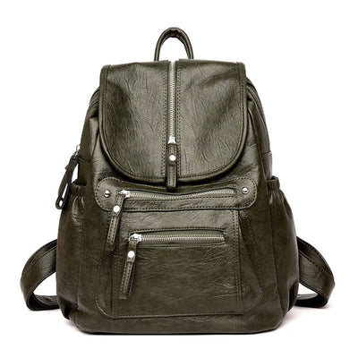 Alisia | Bequemer und leichter Rucksack aus Leder
