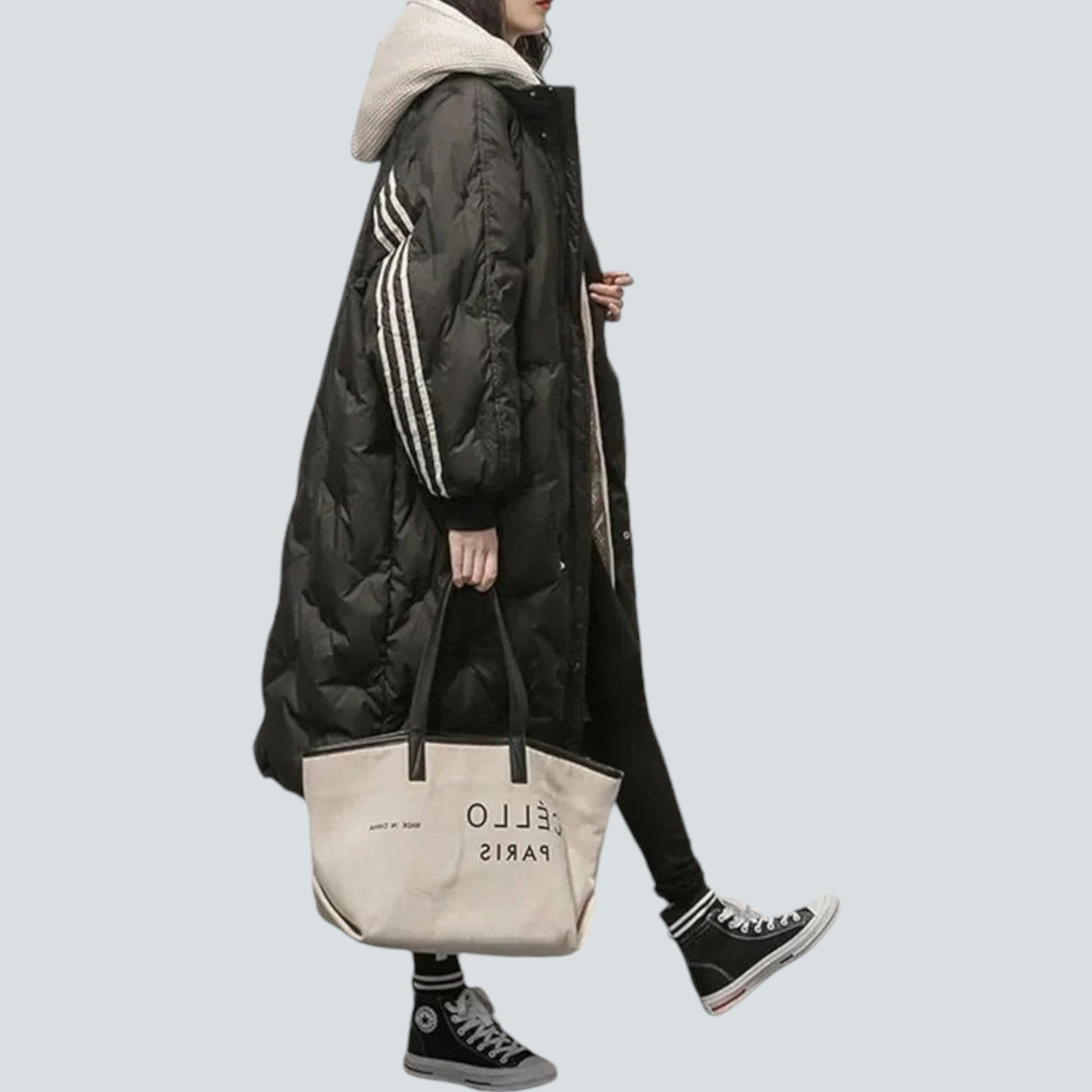 Bernadette - Lange gefütterte Jacke für Frauen