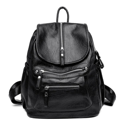 Alisia | Bequemer und leichter Rucksack aus Leder
