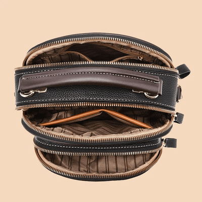 Mollys zeitlose Raffinesse | Stilvolle Ledertasche mitith Shoulder Strap