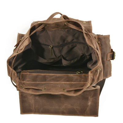 MONTREUX | Canvas Rucksack mit Kordelzug