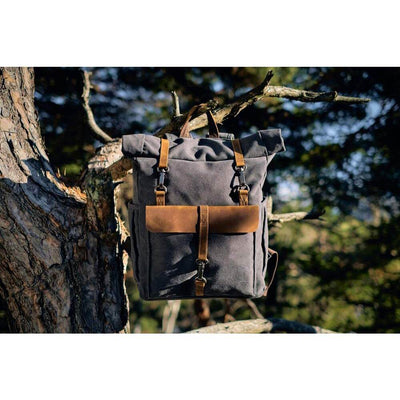 ZÜRICH | Retro Segeltuch-Rucksack
