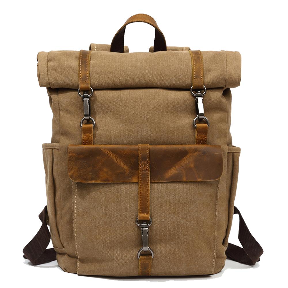 ZÜRICH | Retro Segeltuch-Rucksack