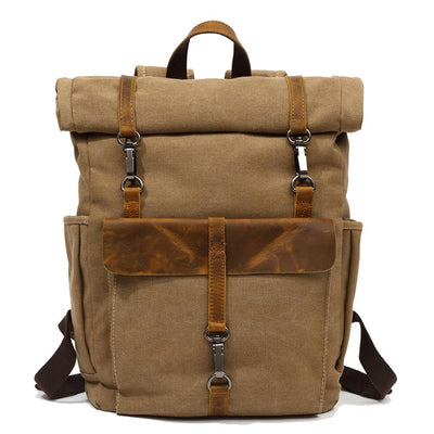 ZÜRICH | Retro Segeltuch-Rucksack