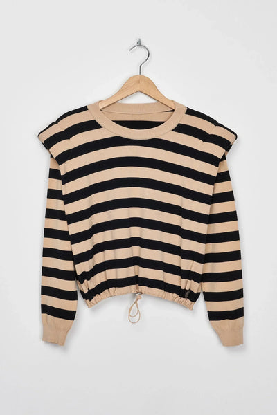 LEA - italienischer gestreifter Pullover für Damen
