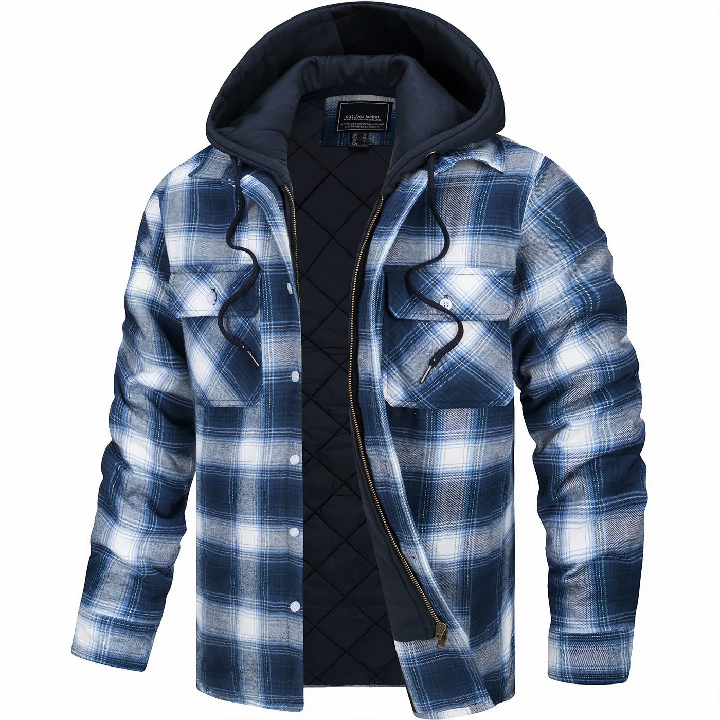 Tim® - Manteau d'hiver élégant à carreaux 