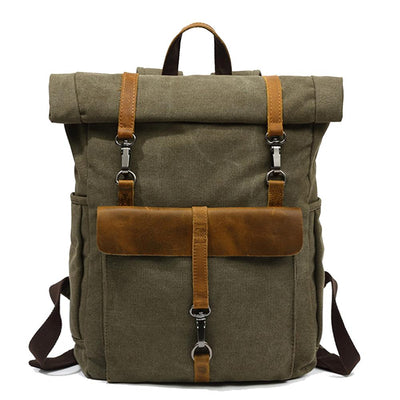 ZÜRICH | Retro Segeltuch-Rucksack