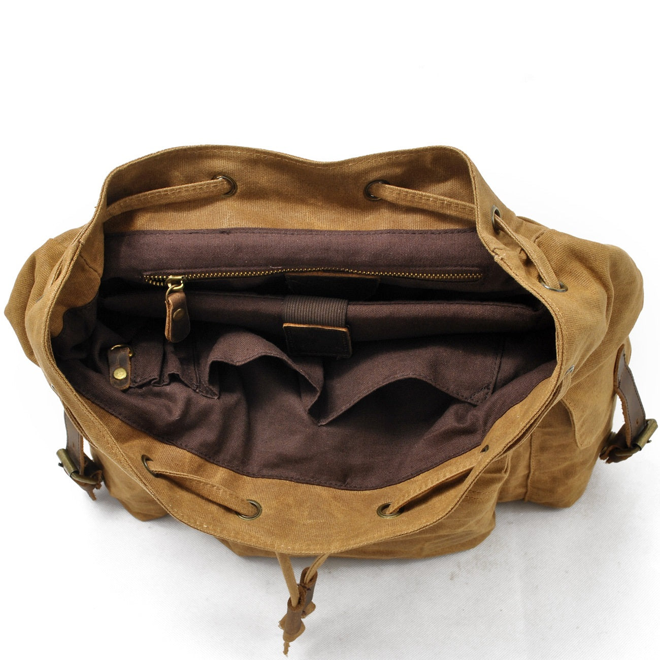 KOPENHAGEN | Rucksack aus wachsbeschichtetem Segeltuch